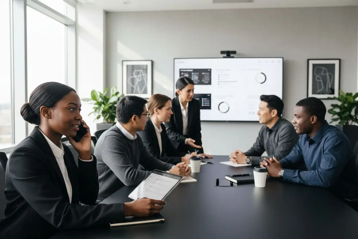 business phone tips, team communication, office collaboration