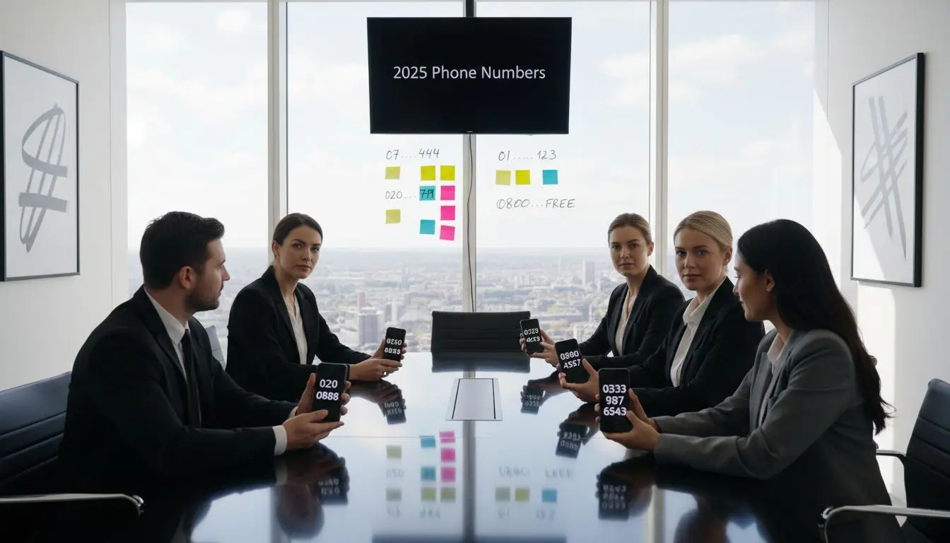 UK office professionals discuss memorable phone numbers