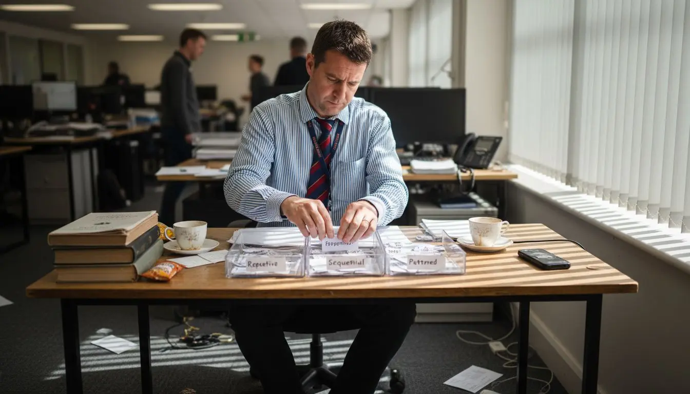 Specialist sorting phone numbers by type