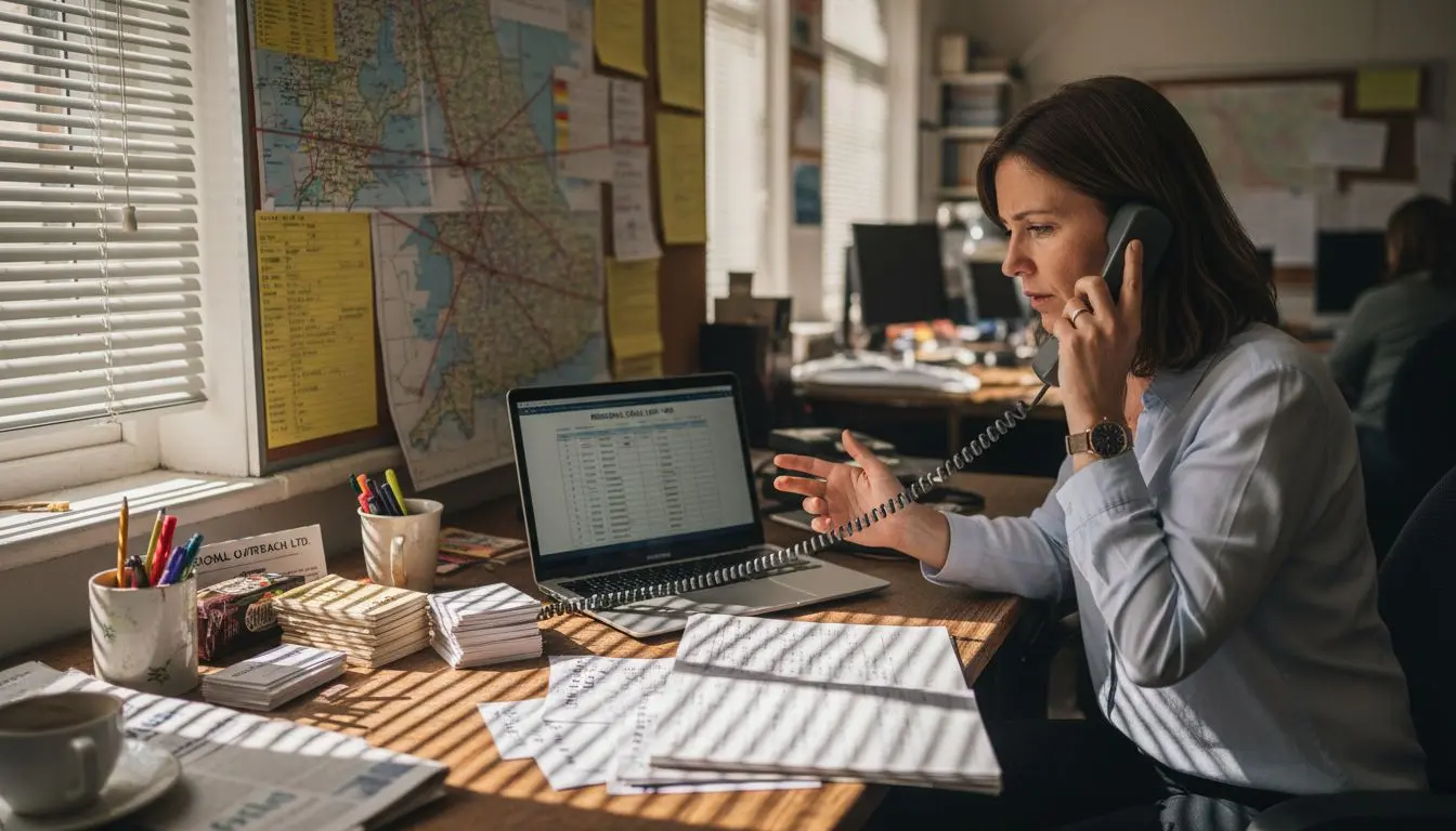 Marketing manager using local phone numbers