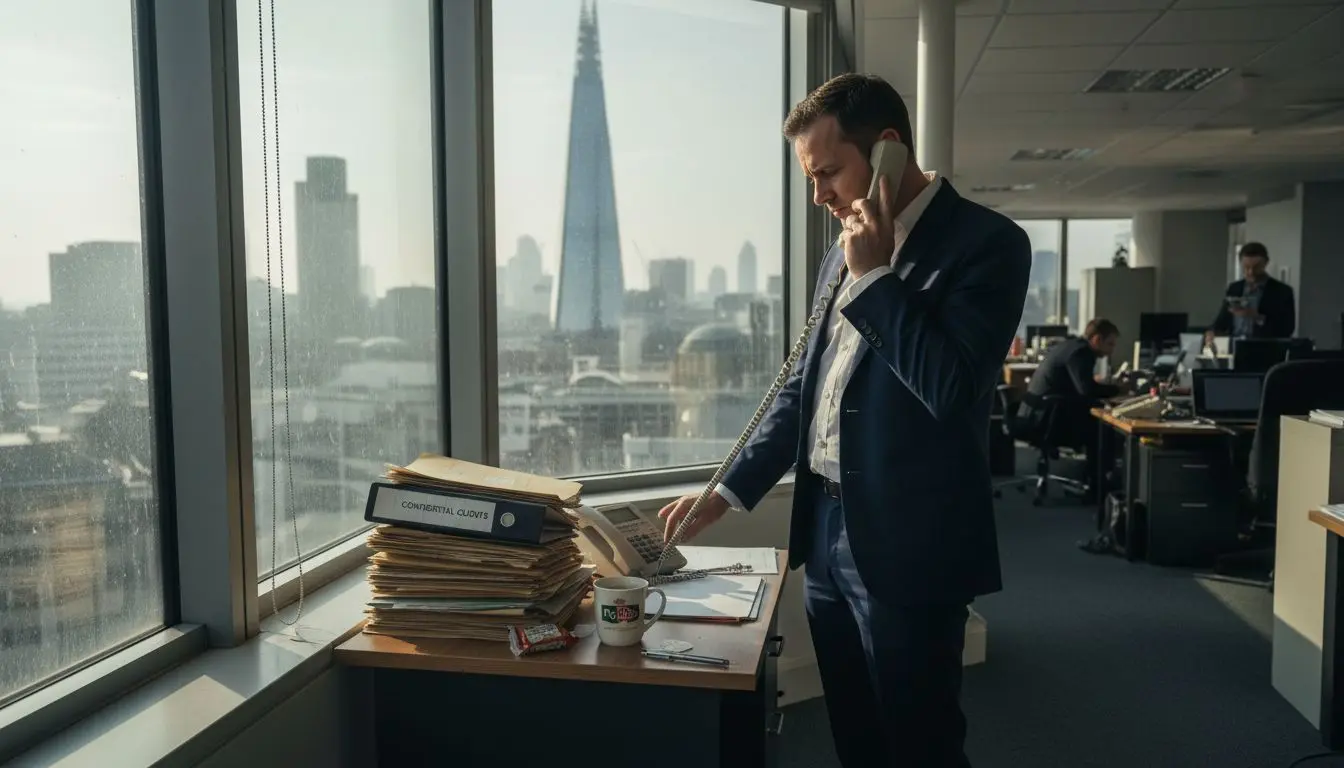 Business manager calling toll free number UK office