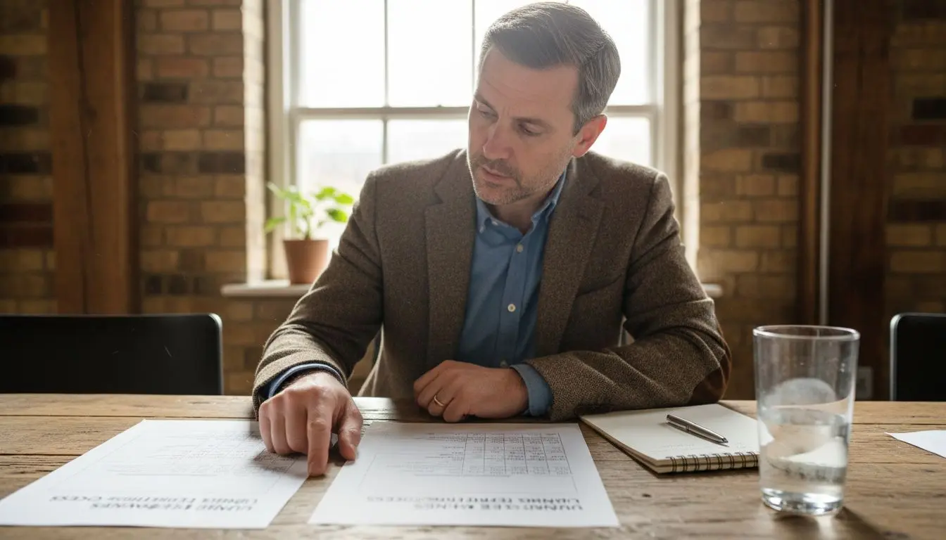 Consultant explaining UK phone number types