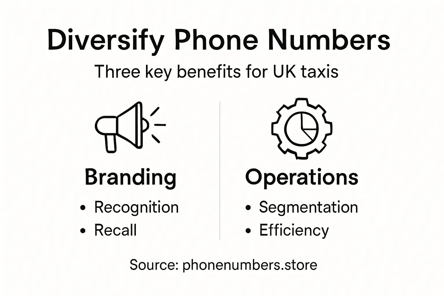 Infographic on UK taxi number diversification