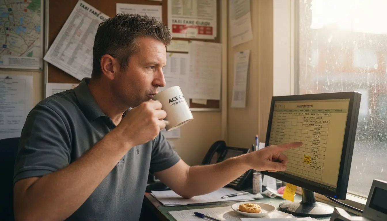 Business owner choosing memorable phone number