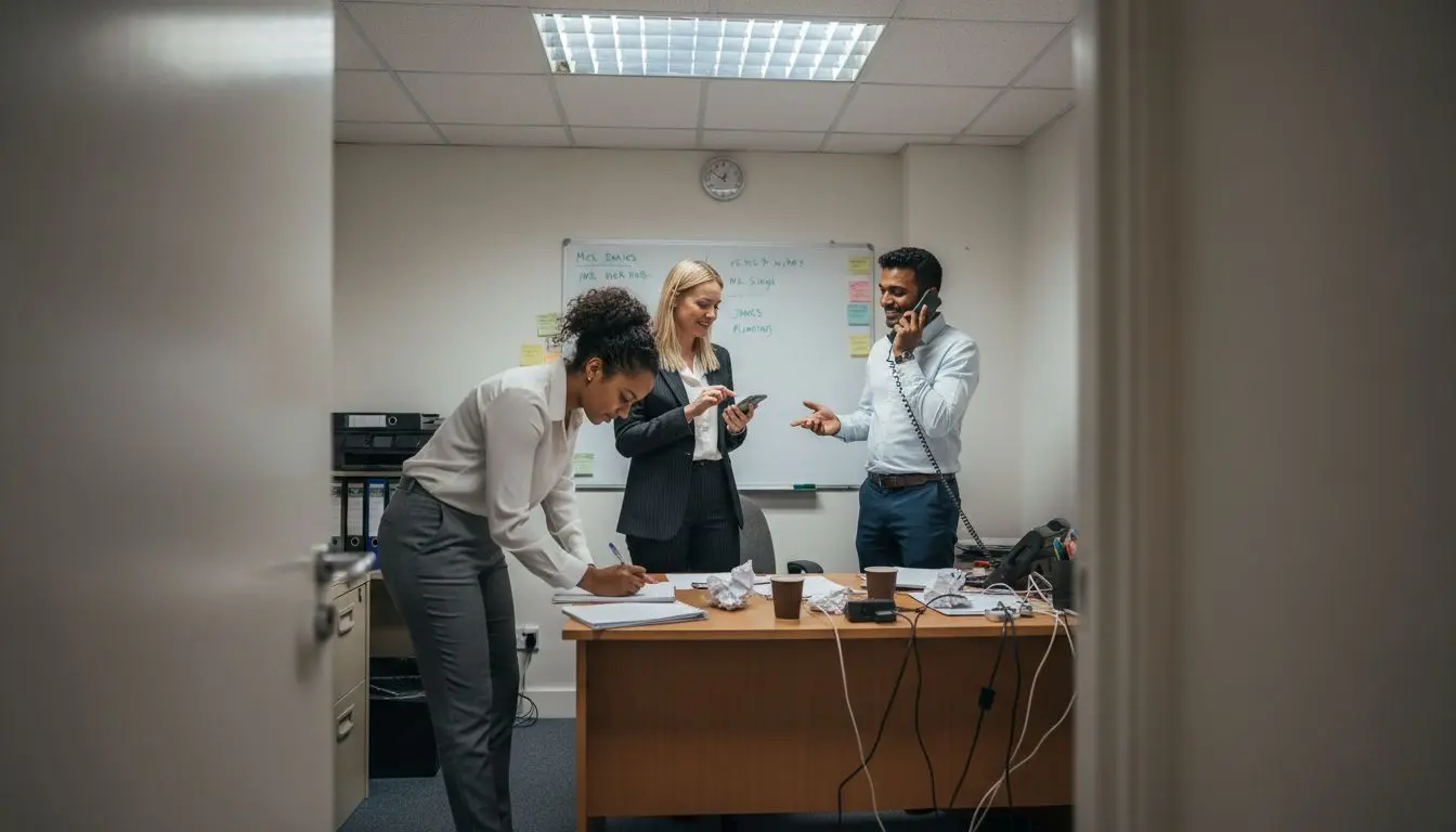 Team manages surge in business phone calls
