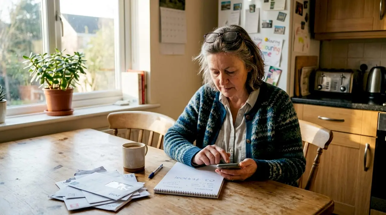 Customer dials memorable business number at home