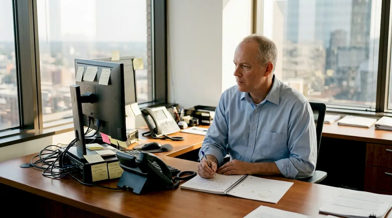 IT manager monitors phone fraud activity