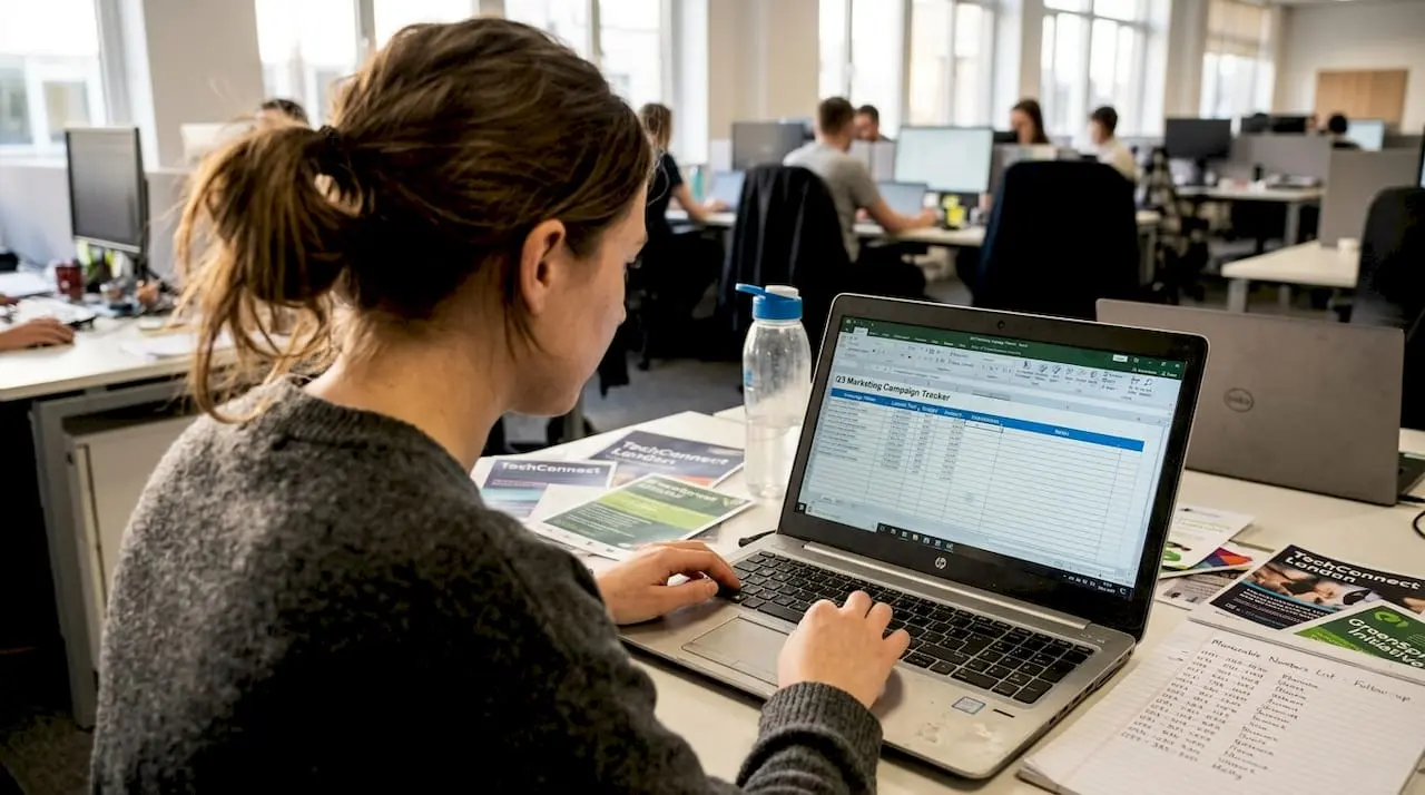 Assistant updating campaign with memorable numbers