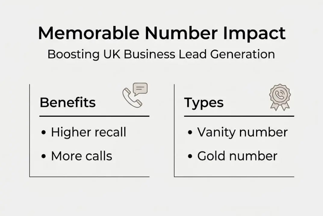 Infographic business impact memorable numbers UK