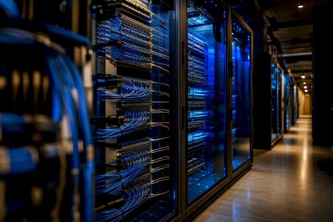 UK telecommunications exchange routing equipment