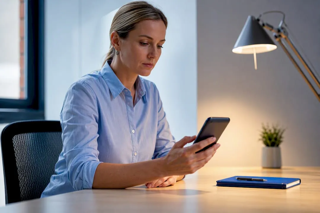 Administrator checking UK mobile number format
